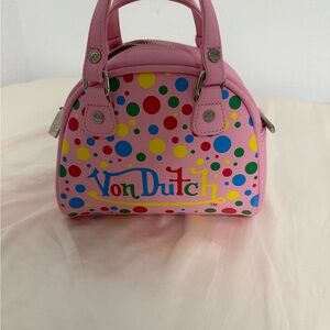 Von Dutch Colorful Polka Dot Mini Bag